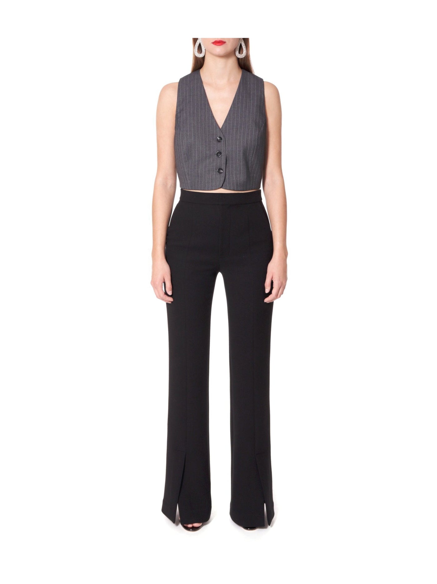 Monica Designer Black Pants - AGGI