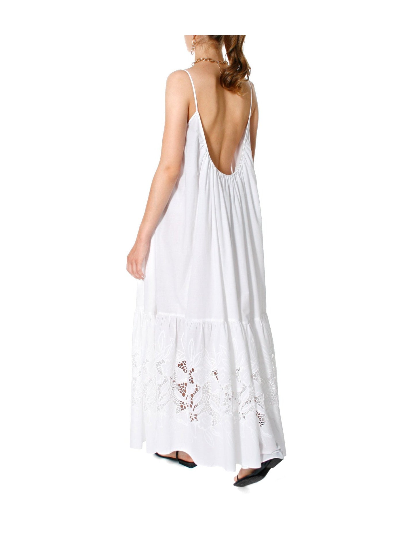 Lea Floral White Dress