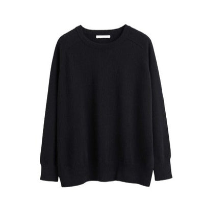 Black Cashmere Slouchy Sweater