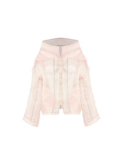 Pink Papillon Jacket in Light Pink