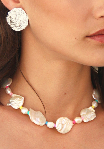Pastel Circus Pearl Necklace