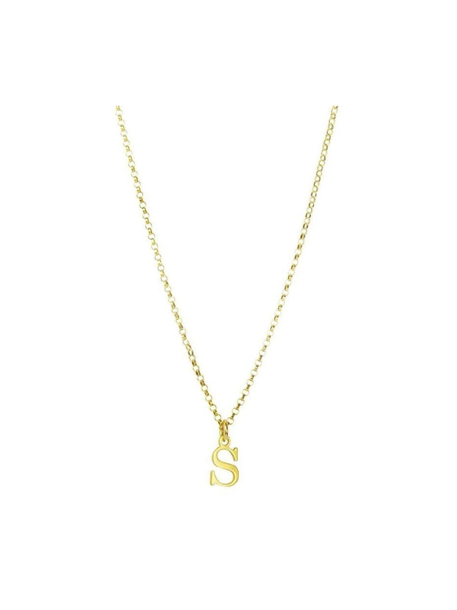 'Say my Name' Mini Letter Necklace in Gold or Silver