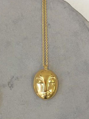 Deco Necklace - 18kt Gold Plated on Sterling Silver