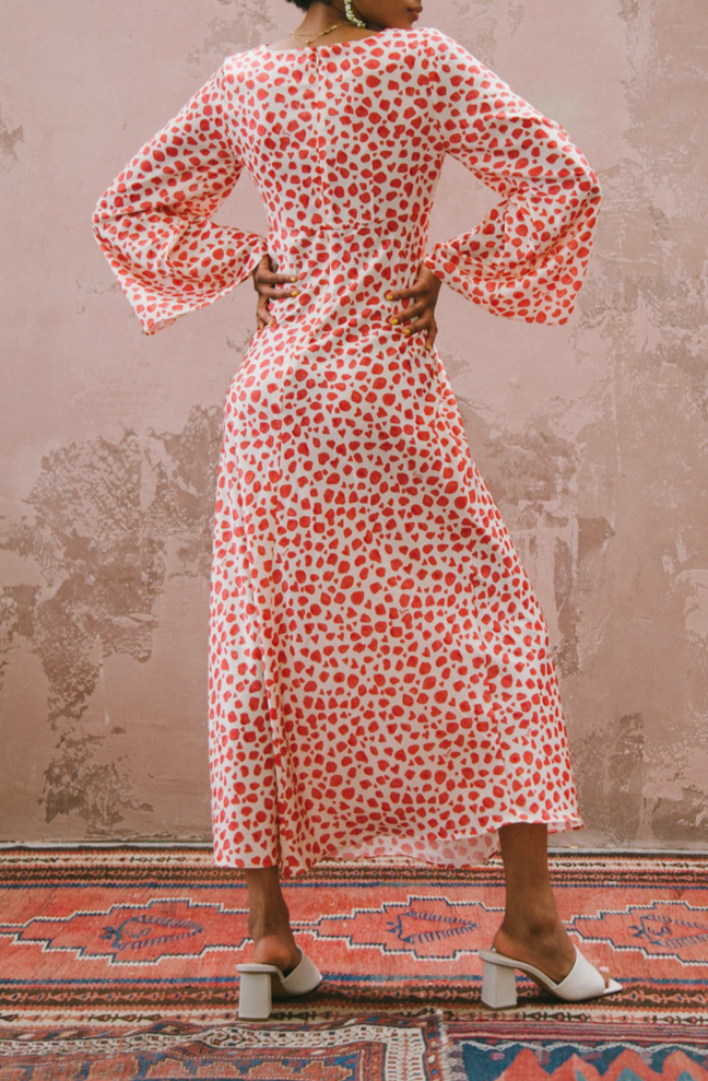 Stevie Mixed Print Maxi Dress