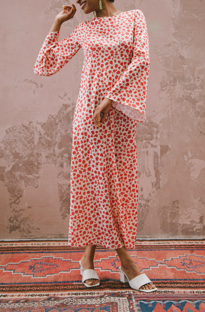 Stevie Mixed Print Maxi Dress