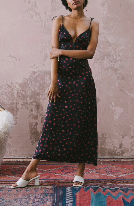 Alexa Floral Print Maxi Dress