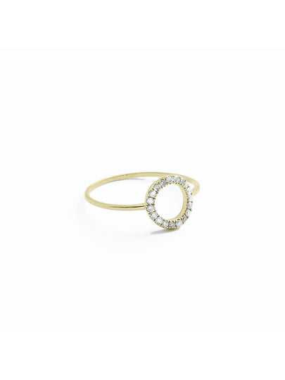 Circle Diamond Ring