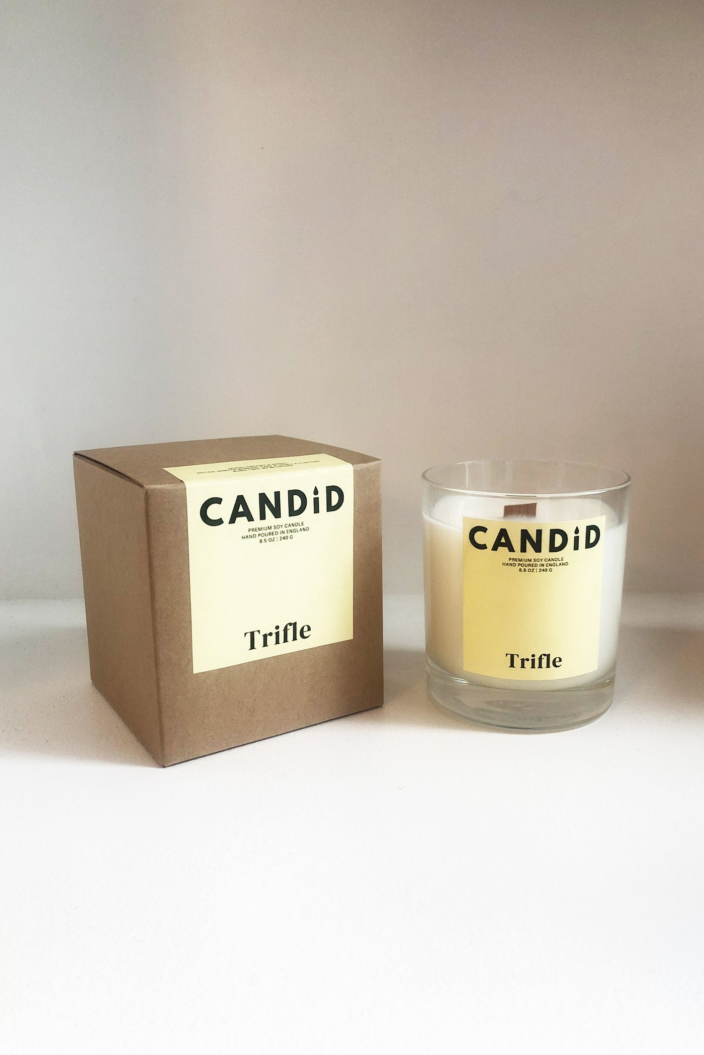 Trifle - Wood Wick Candle by Candid