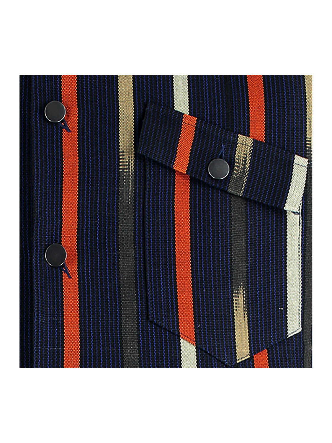 Aso-Oke Denim Jacket - Multicolour