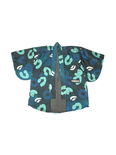 Upcycled Kimono Top - Camouflage