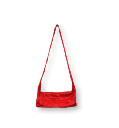 Patchwork Satin Bag - Red