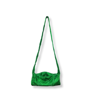 Patchwork Satin Bag - Green