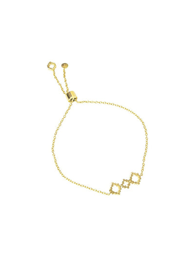 Baori Trinity Silhouette Bracelet in 18ct Gold Vermeil