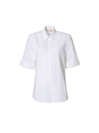 Demi Simple White Shirt - AGGI