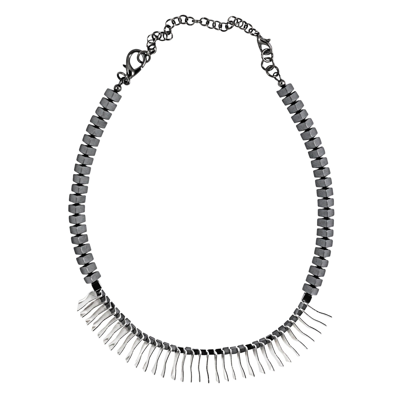 1000 MOONSPOTS single strand necklace - silver