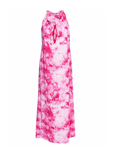 Isla Maxi dress in pink tie dye