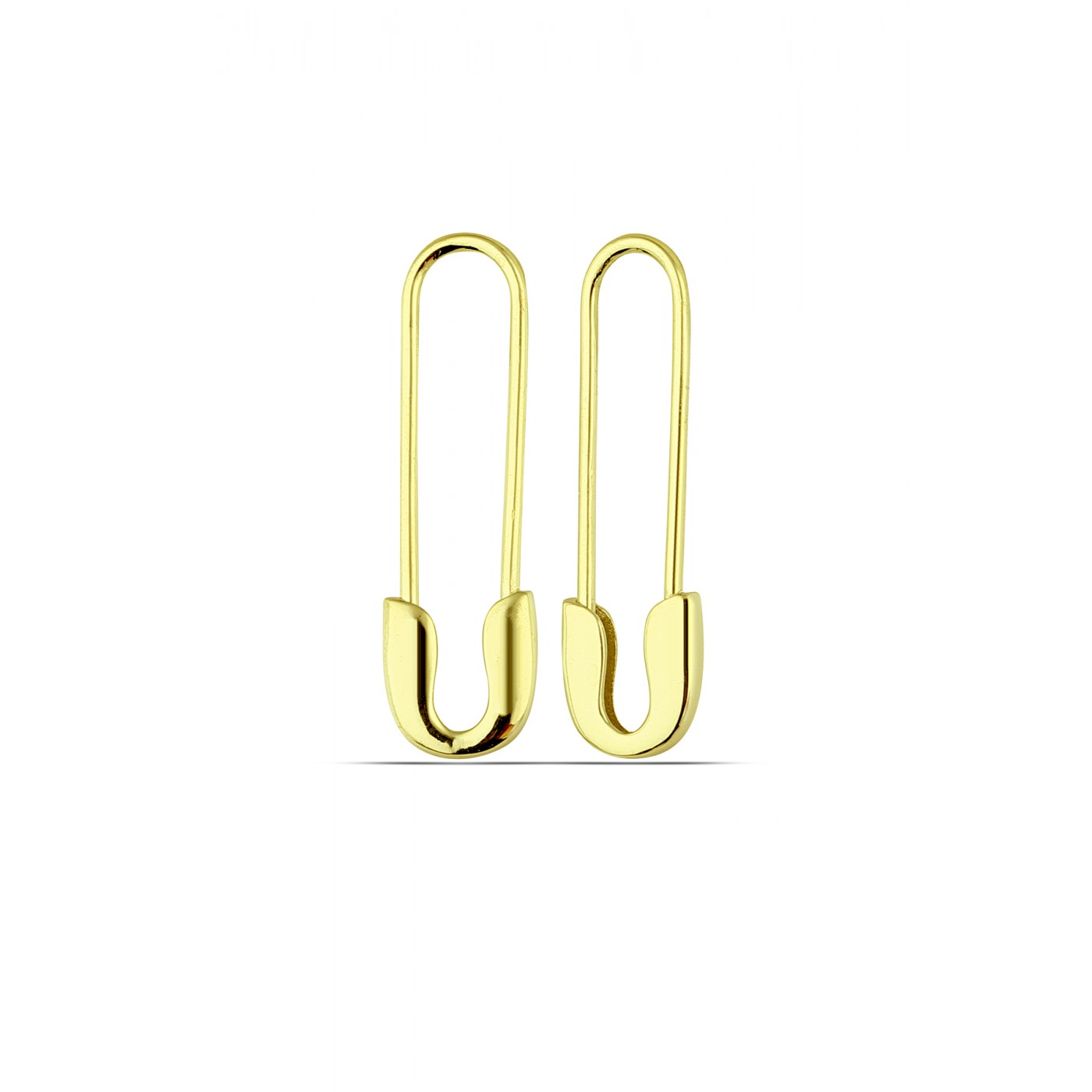 Sterling Silver Safety Pin Earring