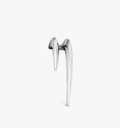 Derawan Claws Earring | Sterling Silver - White Rhodium