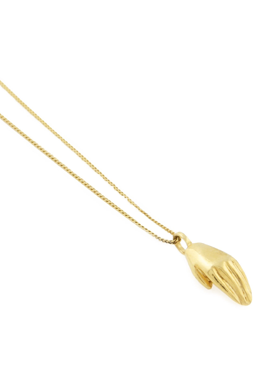 Mini Hands Necklaces - Silver 18kt Gold Plated