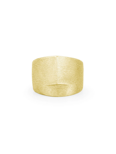 Helmet Ring - 18kt Gold Vermeil plated on Sterling Silver
