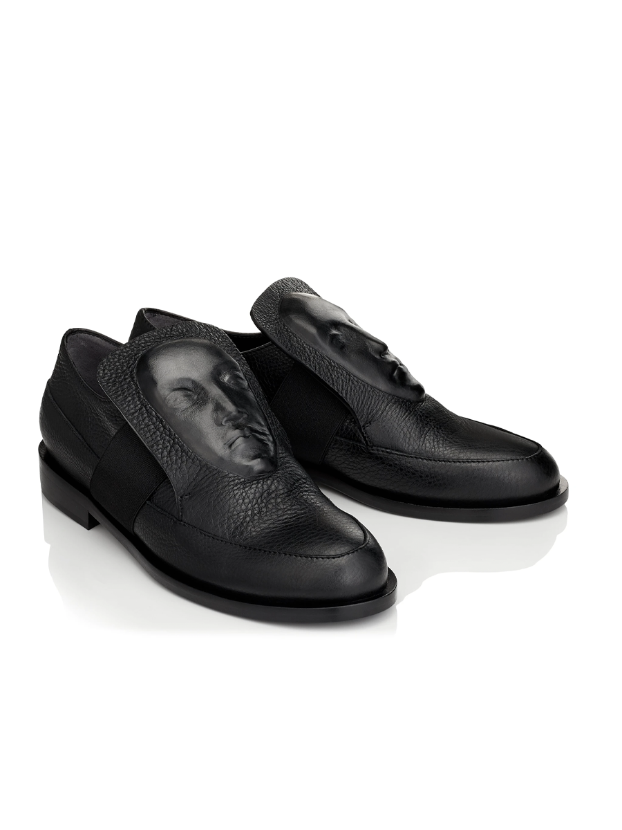 Ganor Art Loafers Phoebe Black leather shoes
