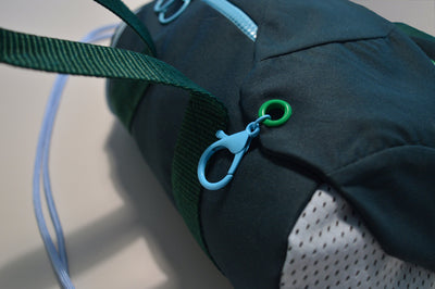 'PETIT BASSIN §1' Belt Bag - Green & Blue