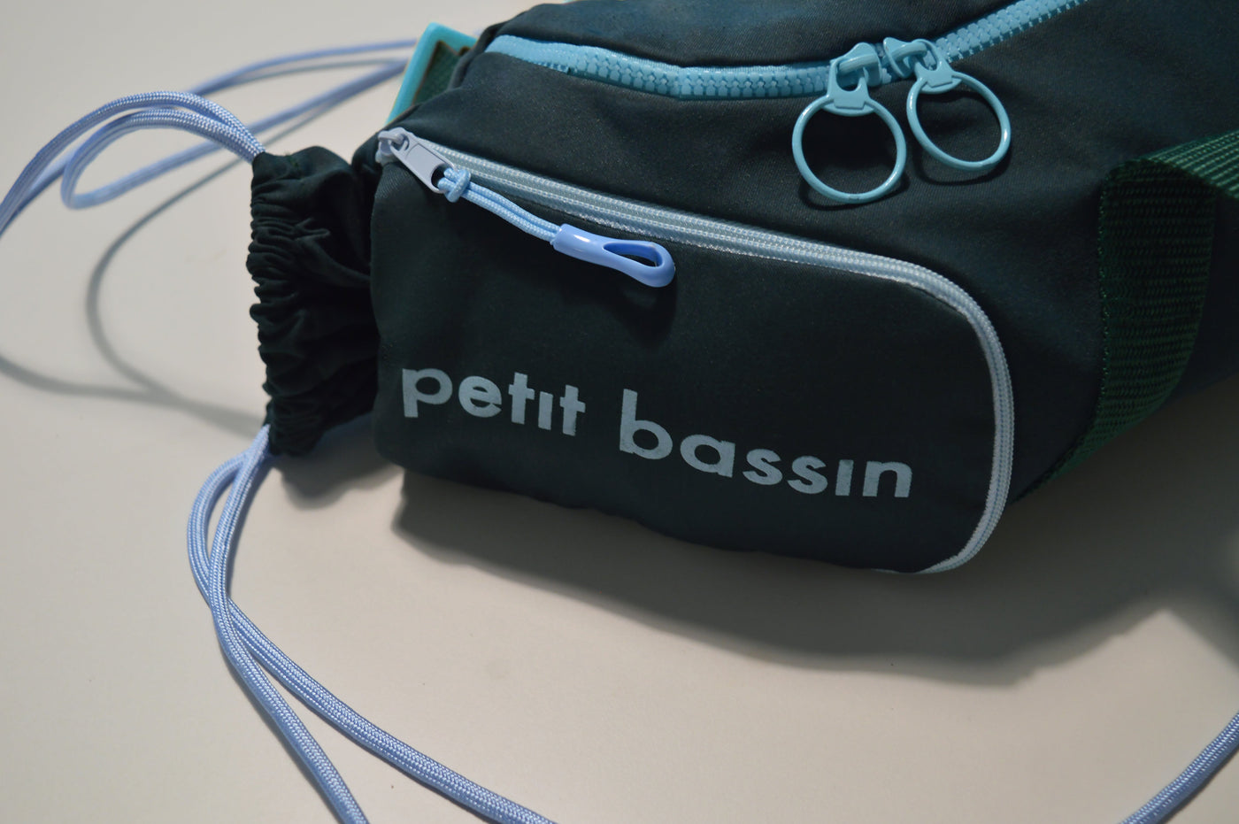 'PETIT BASSIN §1' Belt Bag - Green & Blue