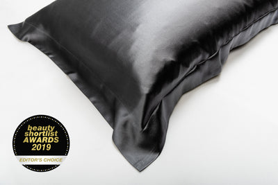 oxford silk pillowcase - grey