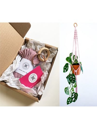 D.I.Y. Macrame Plant Hanger Kit with Video
