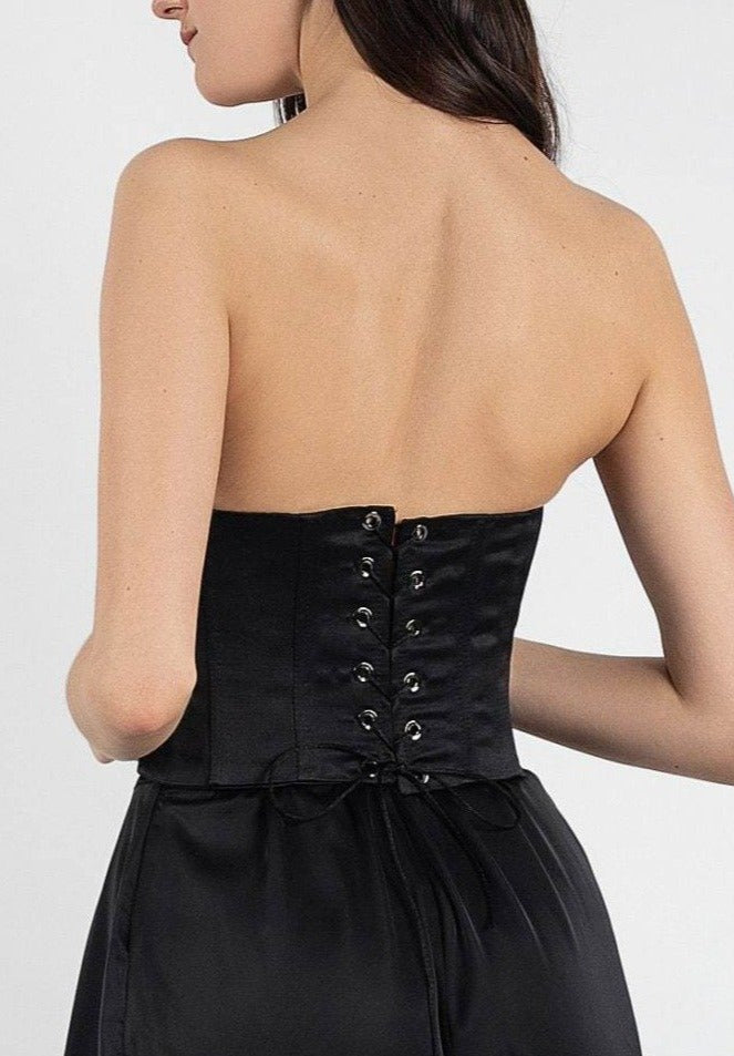 Black top corset
