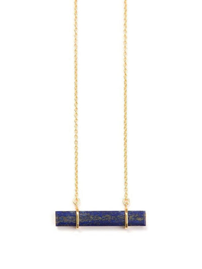 Urban Bar Necklace in Lapis Lazuli