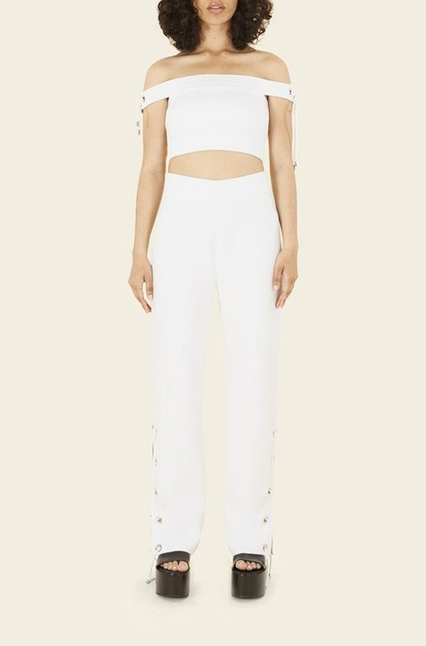 The Robyn Pant (white version)