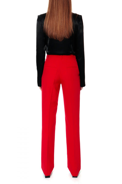 Lesly Fiery Red Suit Trousers