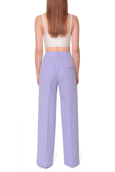 Suzzie Lavender Wide Trousers