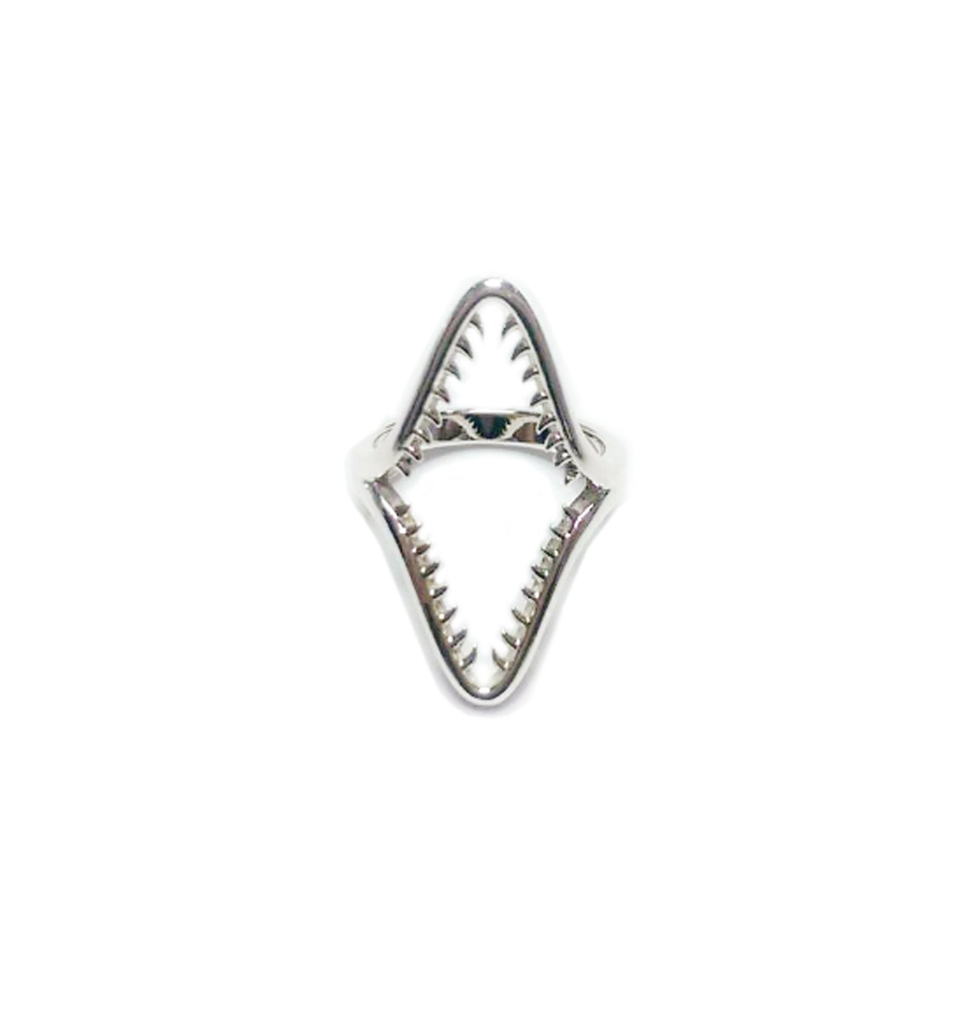 Raja Ampat Jaw Ring | Sterling Silver - White Rhodium