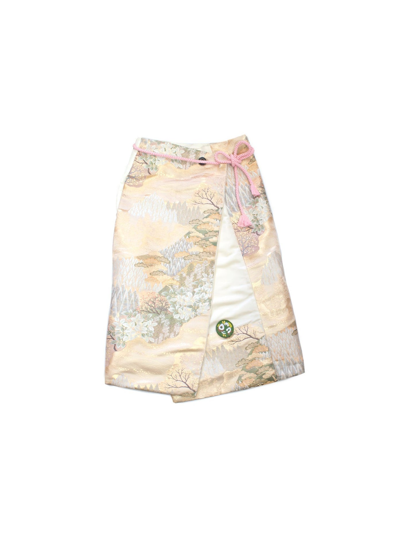 4649.REC: Upcycled Midi Wrap Skirt