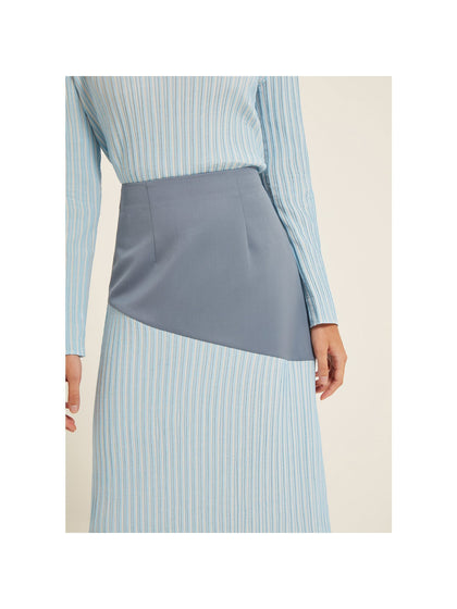 Bertie Midi Skirt in Blue
