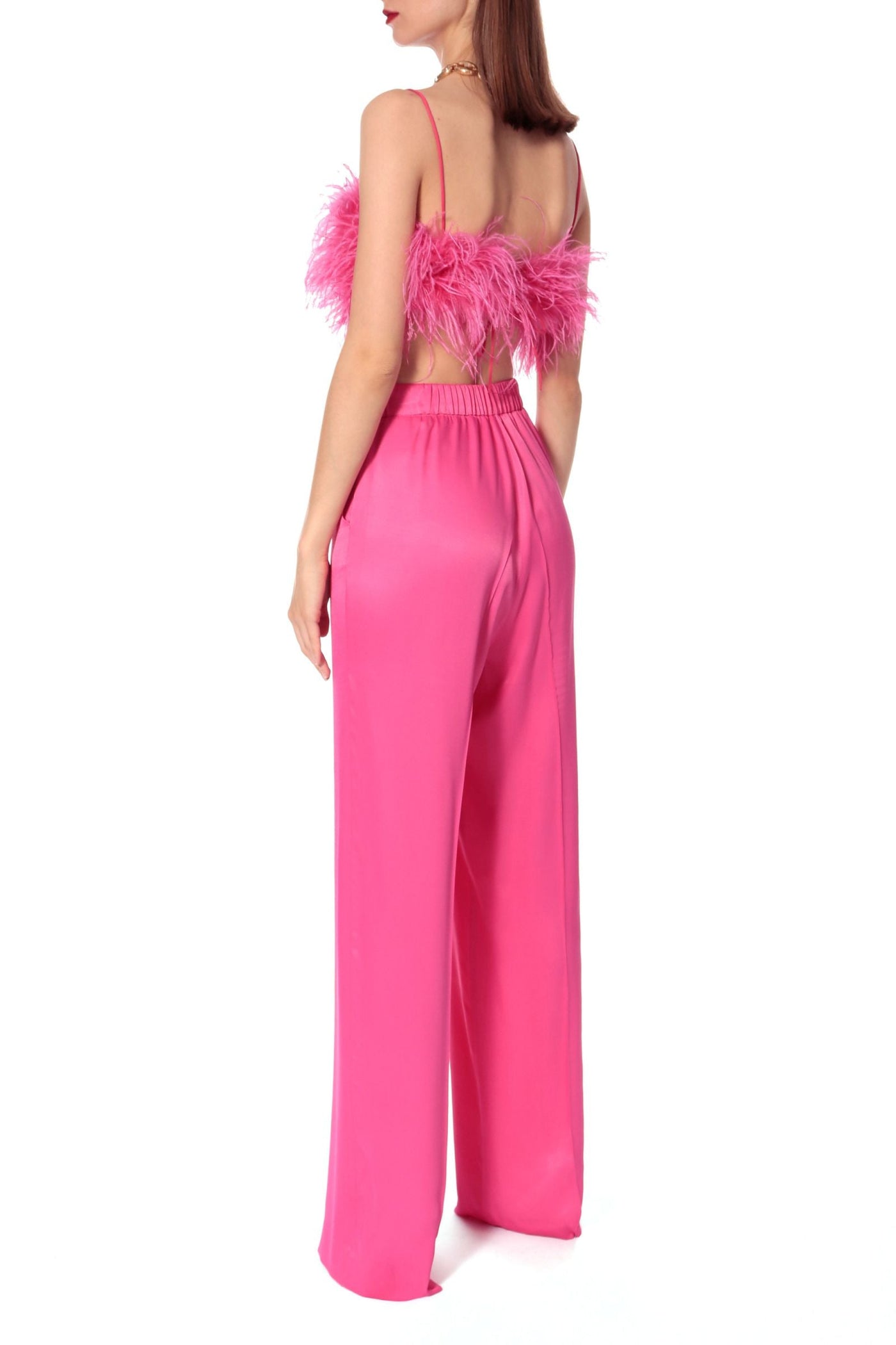 Jessie Satin Barbie Pink Pants