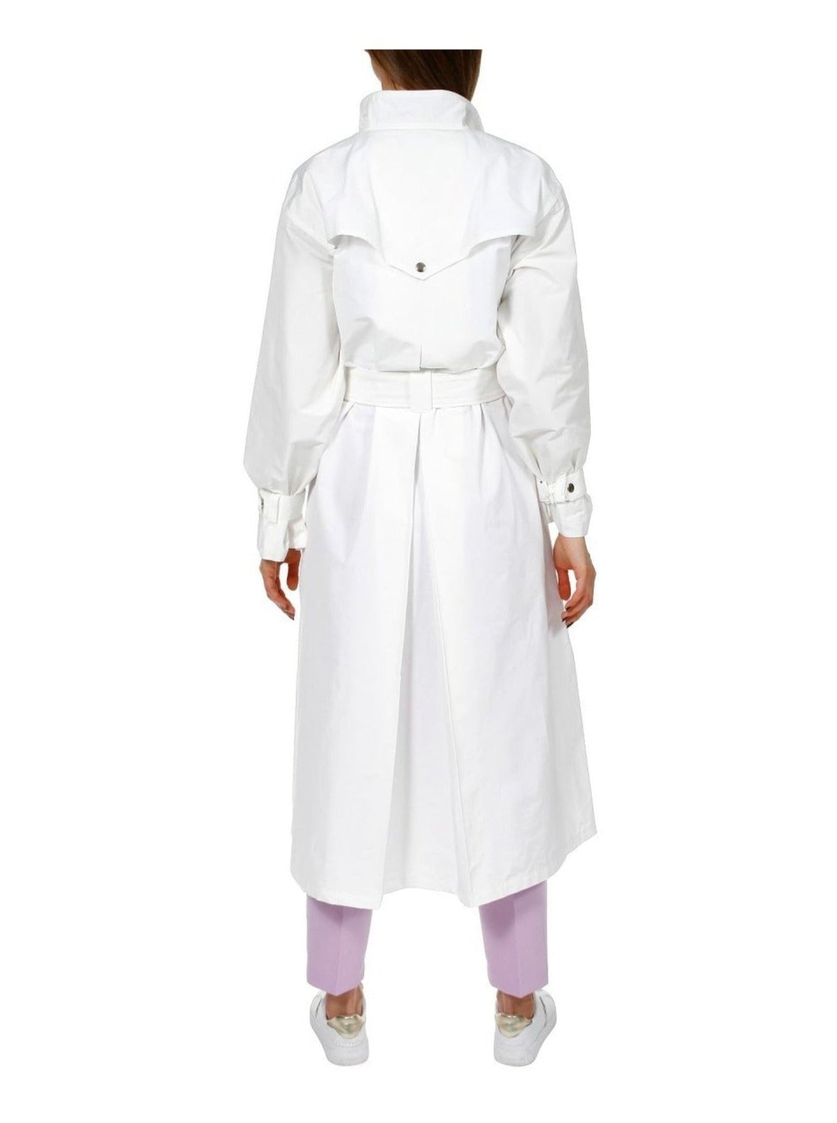 Vanda White Milk Trench Coat