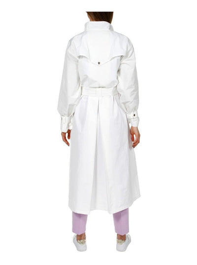 Vanda White Milk Trench Coat