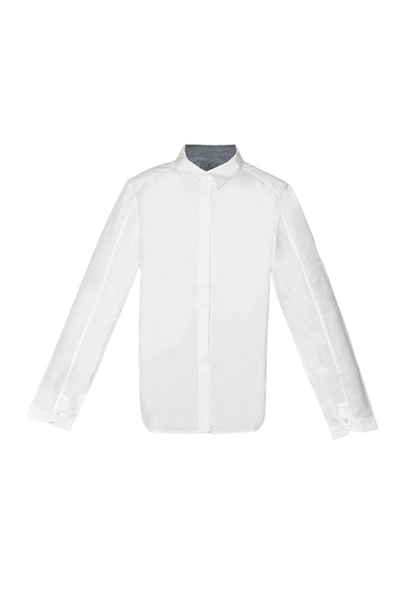 Organic White Boyfriend Shirt