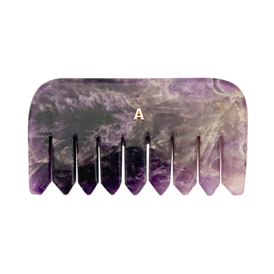 Allegra Amethyst Scalp Massager Comb