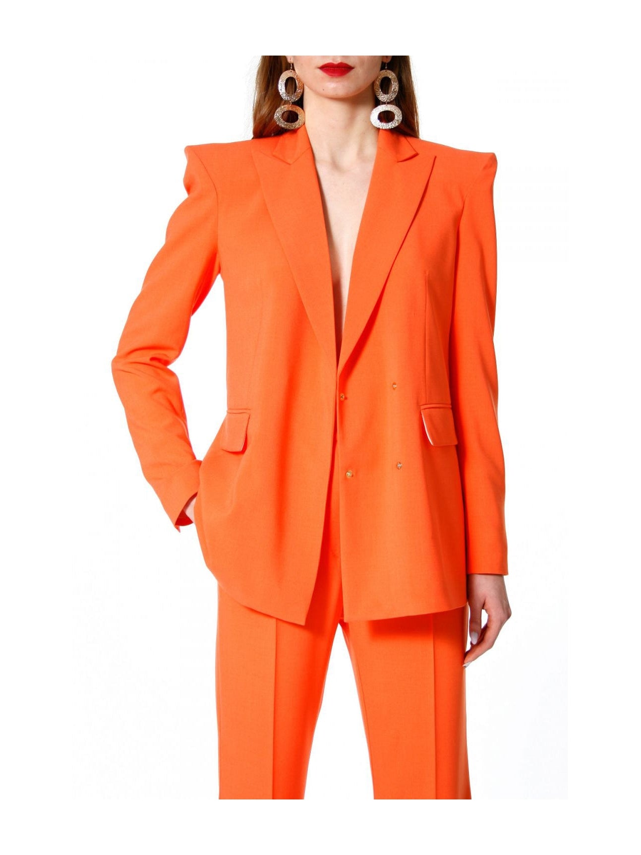 Marina Tangerine Blazer - AGGI